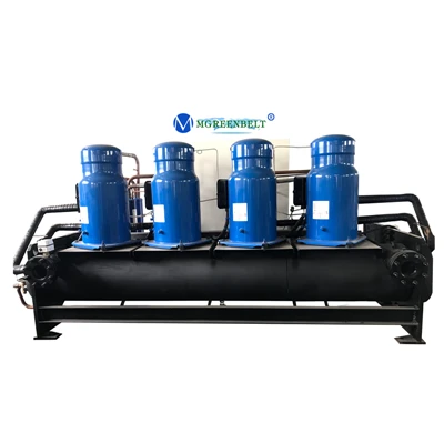 Low Noise Sea Water Sea Food Water Cooled Scroll Water Chiller Anti-Corrosion