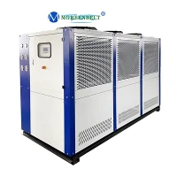Portable Compact Out Door Modular Air Cooled Scroll Storage Water Tank Water Chiller Manufacturer